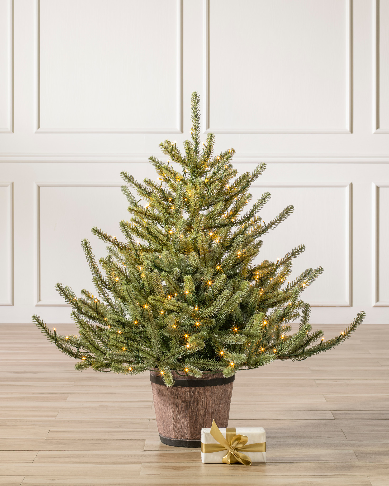 Potted Baby Sanibel Spruce Artificial Christmas Tree