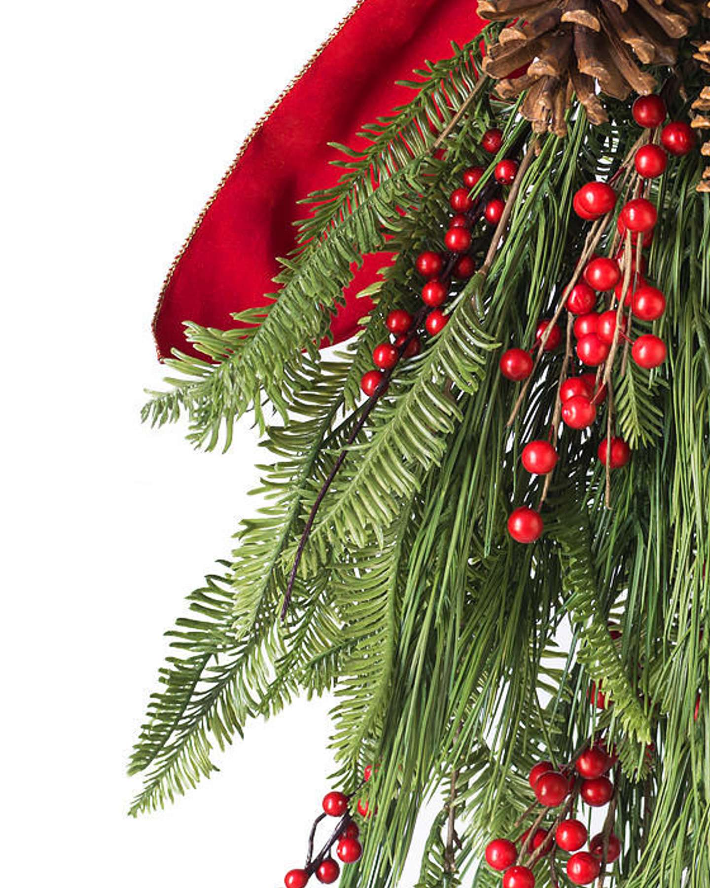 Balsam Hill Couronne de Noël Crête du Pin