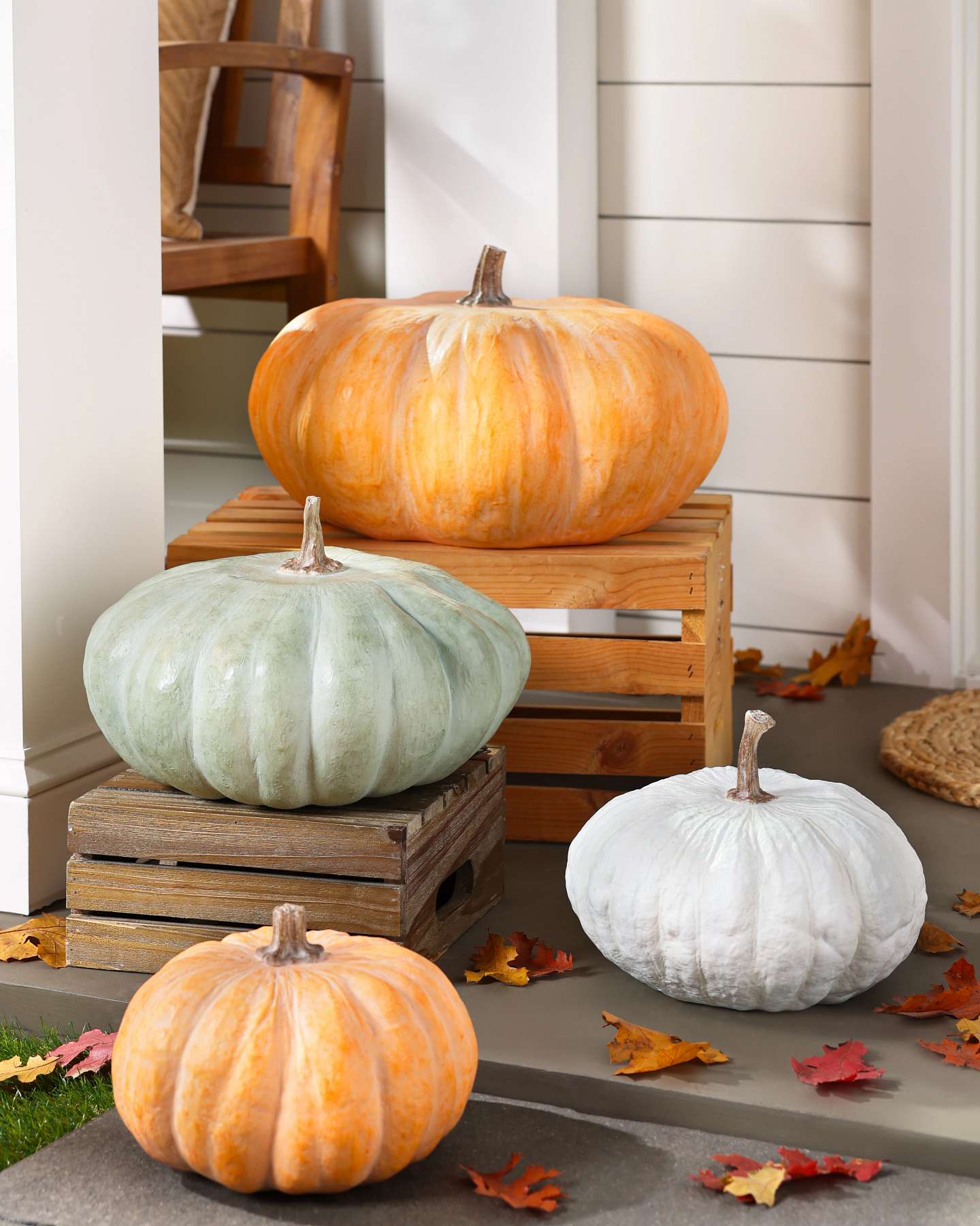 Balsam Hill Outdoor Fairytale Pumpkins Home Decor