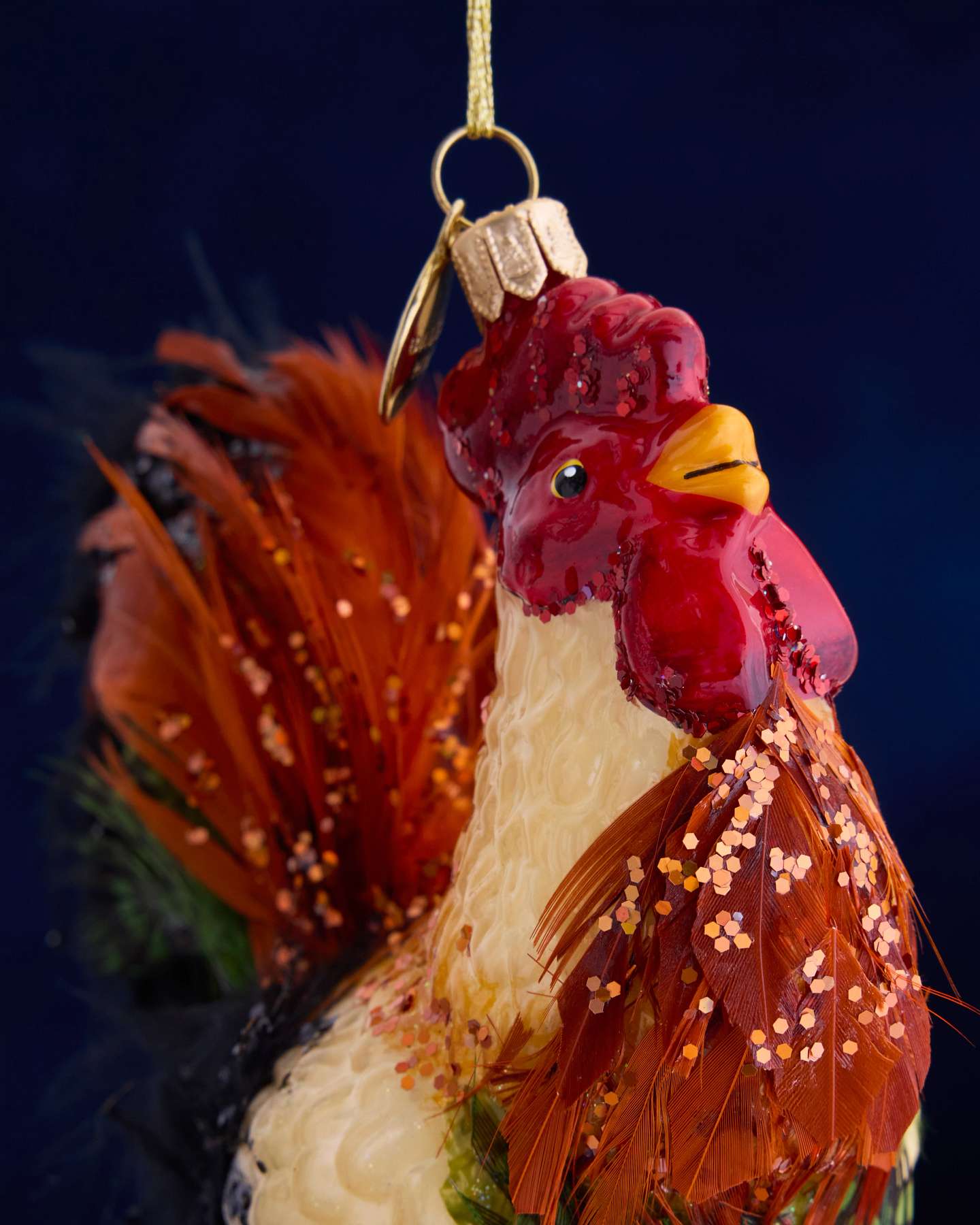 Balsam Hill Studio Moa Kāne Rooster Ornament