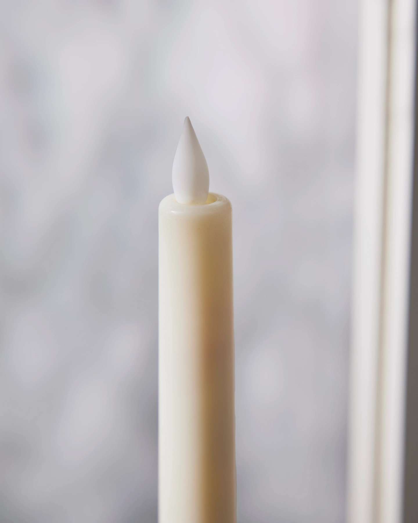 Gold Antiqued Miracle Flame Premium 3D LED Window Candles, Set of 2