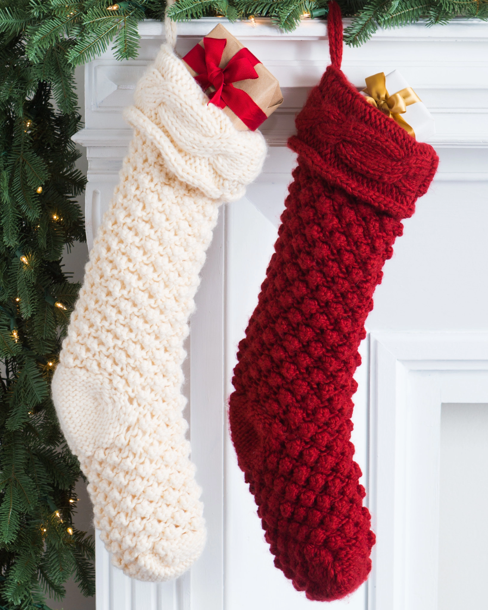 Chunky Knit Christmas Stocking Decor Balsam Hill