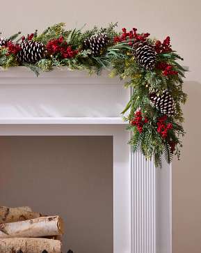 Winter Hearthside Garland Winter Hearthside Garland