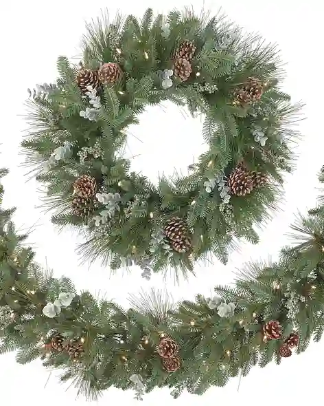 Wintry Woodlands Wreath and Garland