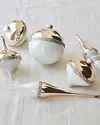 Winter Wishes Rose Gold Ornament Set 12 Pieces by Balsam Hill Closeup 10