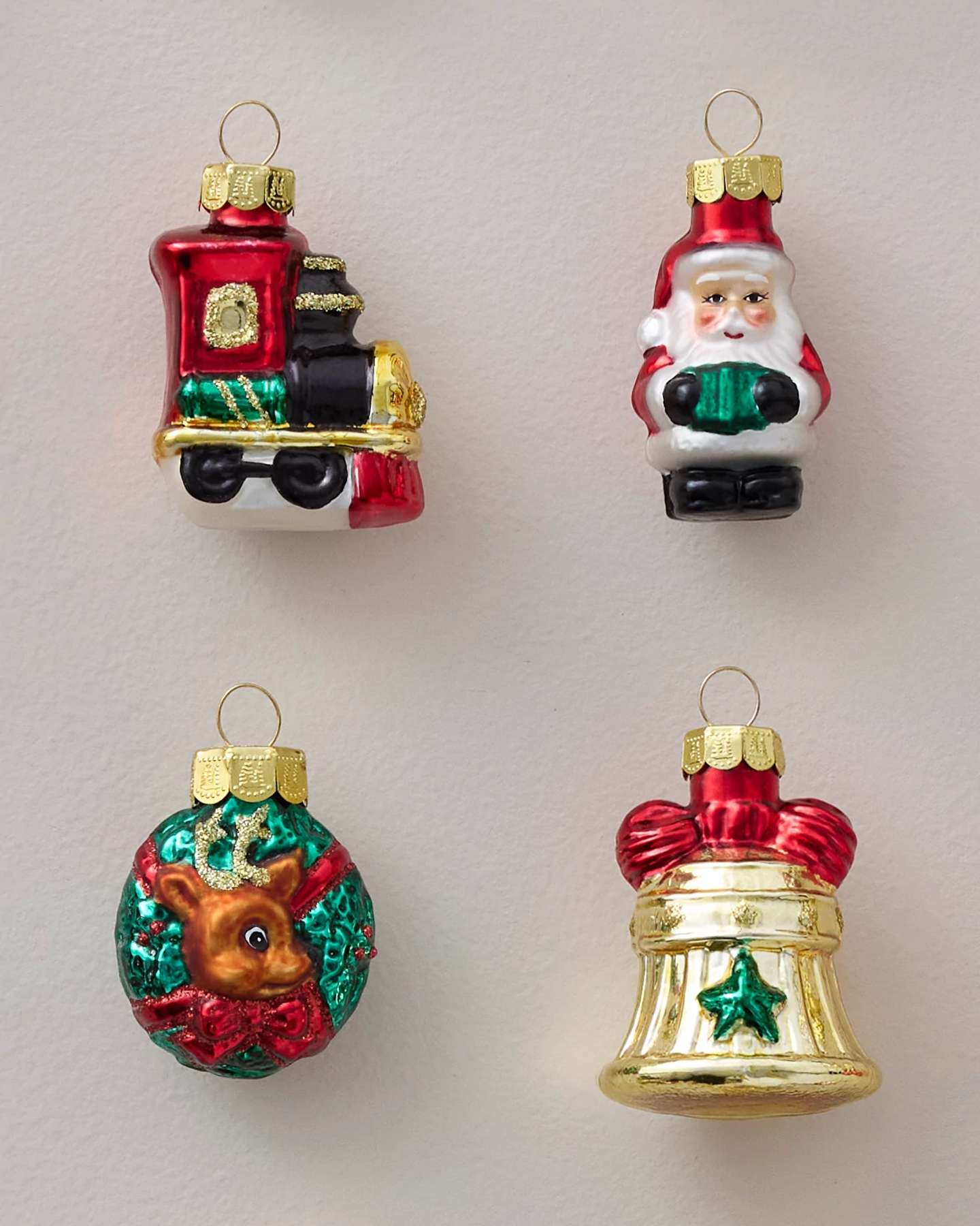 Christmas Nostalgia Mini Ornaments, Set of 30