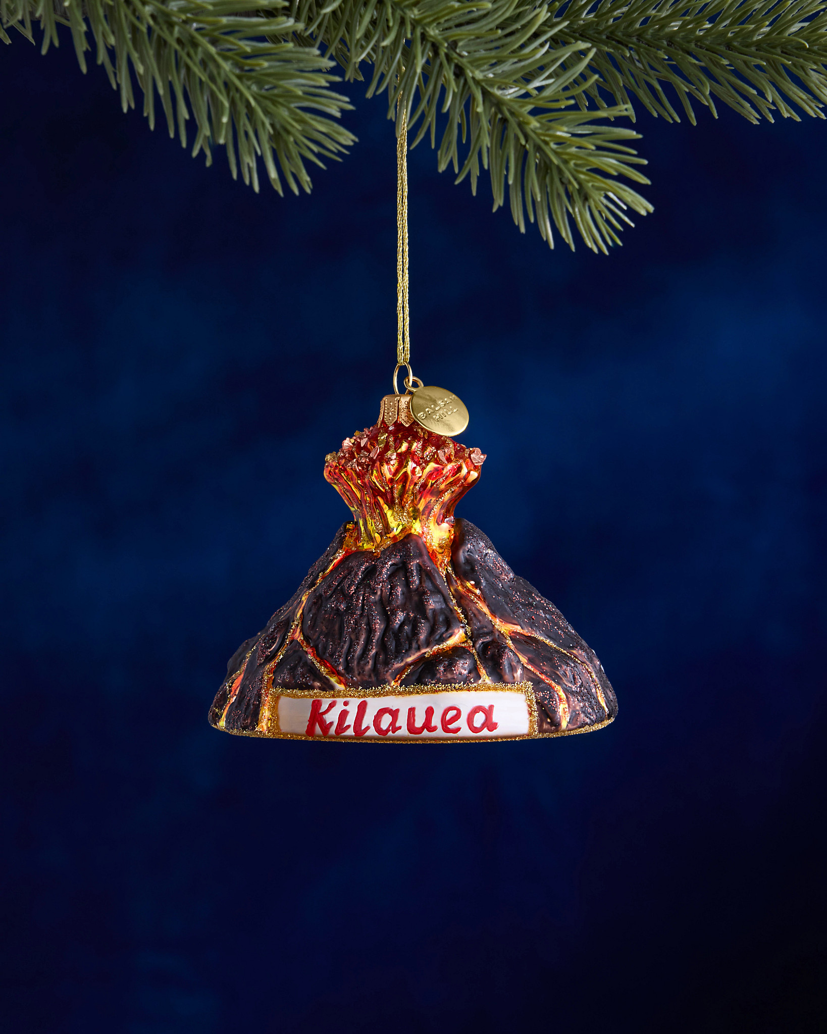 Balsam Hill Studio Volcano Ornament