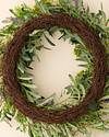 French Market Floral Wreath by Balsam Hill Closeup