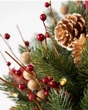 Vermont White Spruce® Bordeaux Garland Vermont White Spruce® Bordeaux Garland