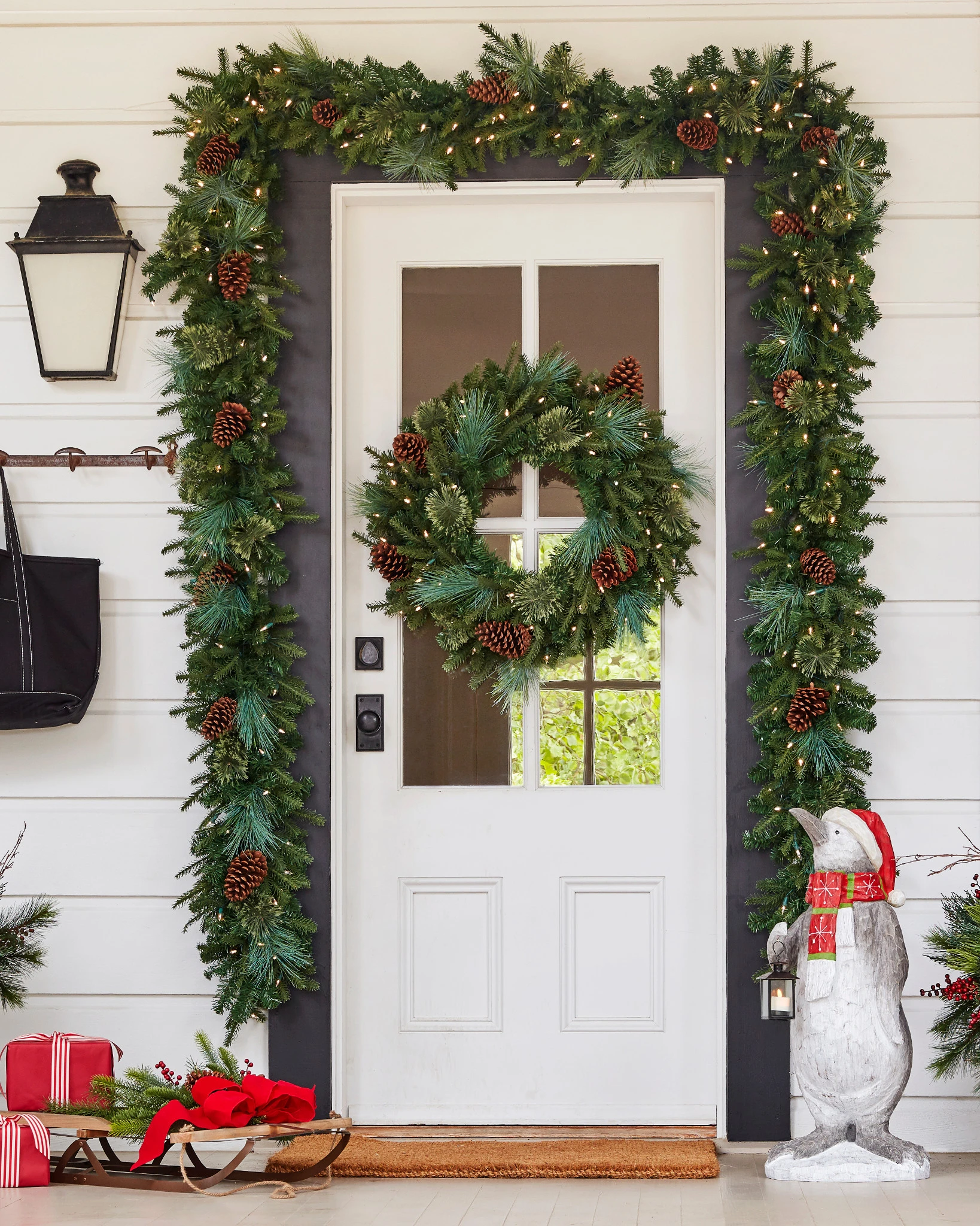 Mixed Evergreen Artificial Christmas Wreath | Balsam Hill