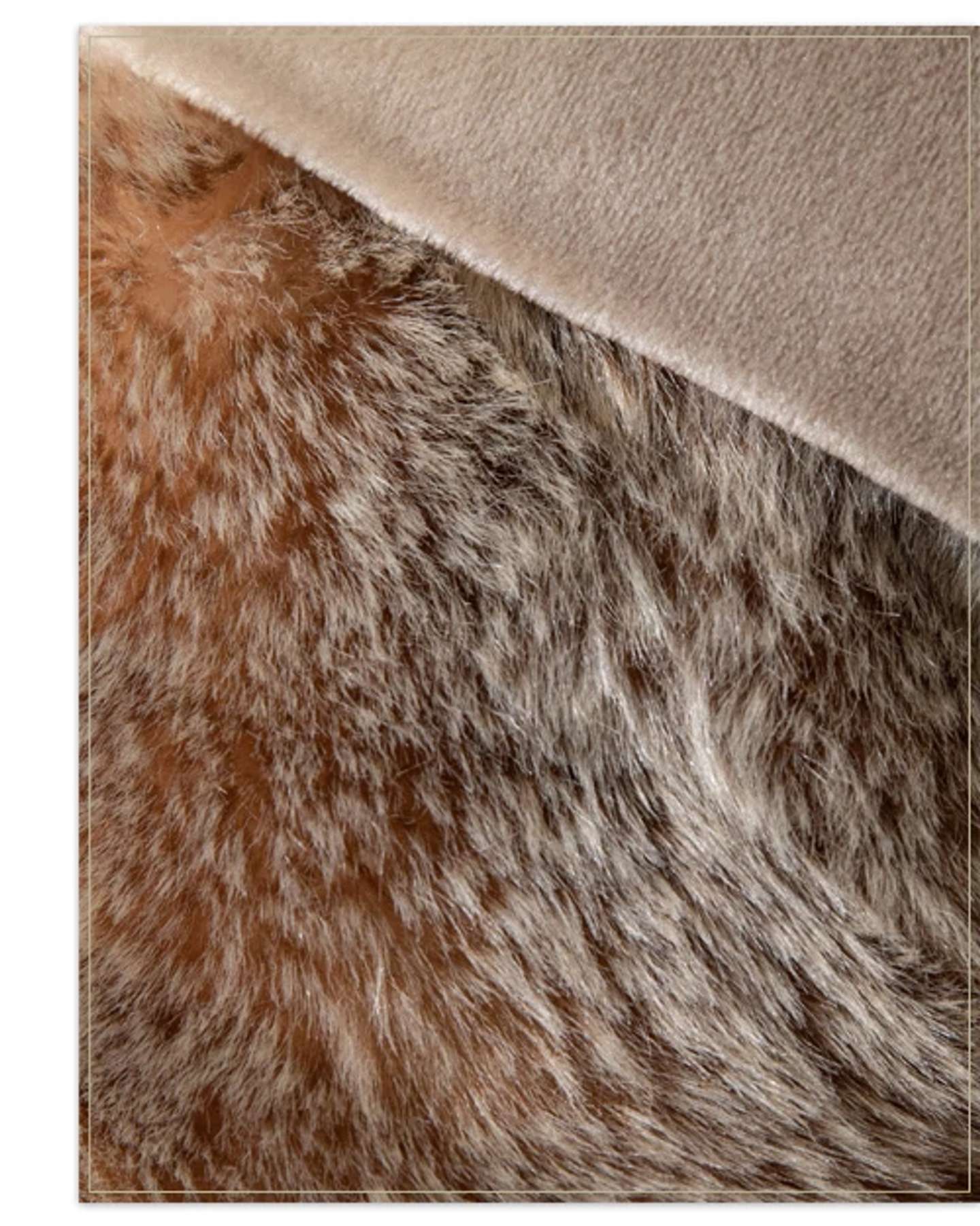 Balsam Hill Lodge Faux Fur Stocking Product View