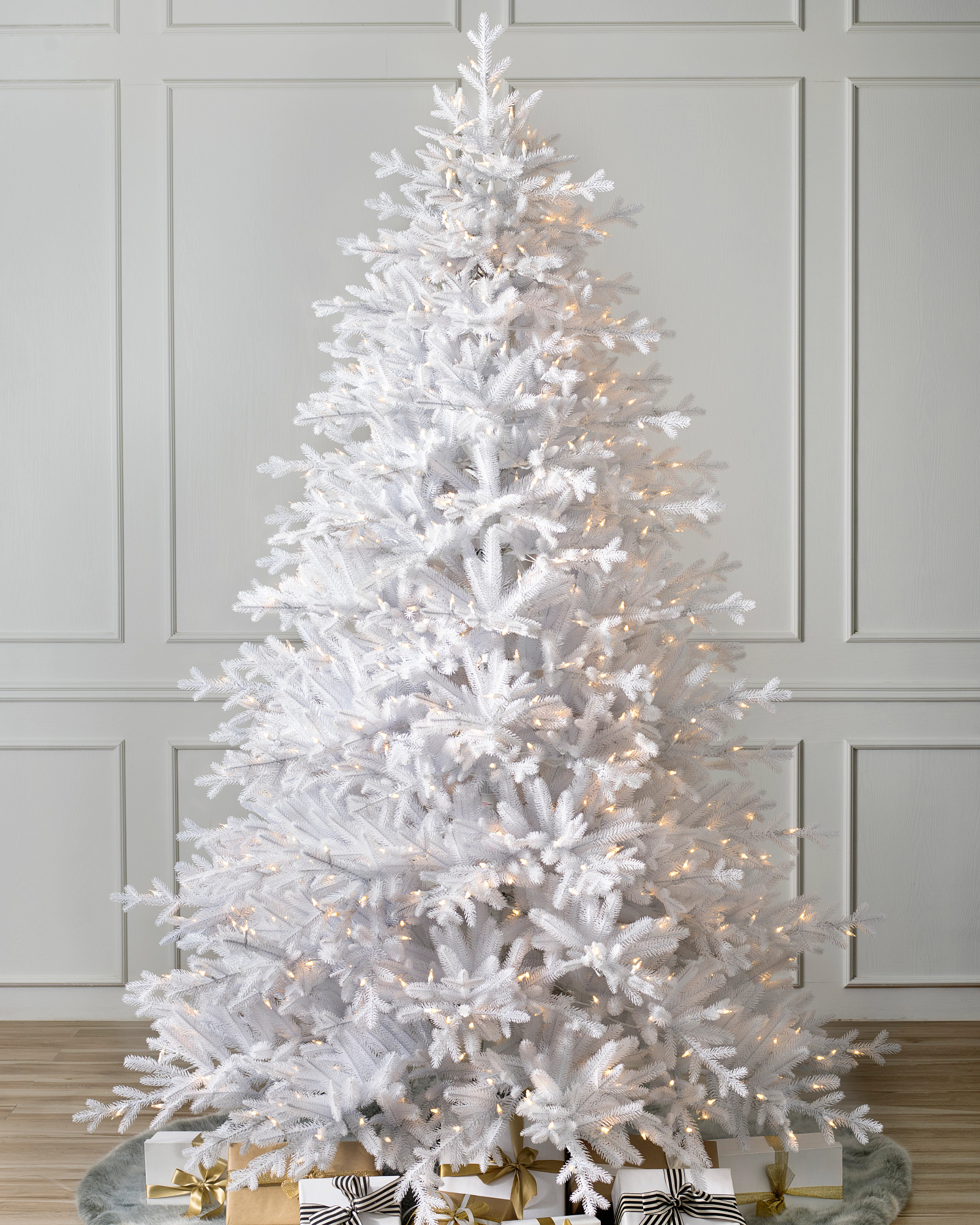 Denali White Artificial Christmas Trees Balsam Hill