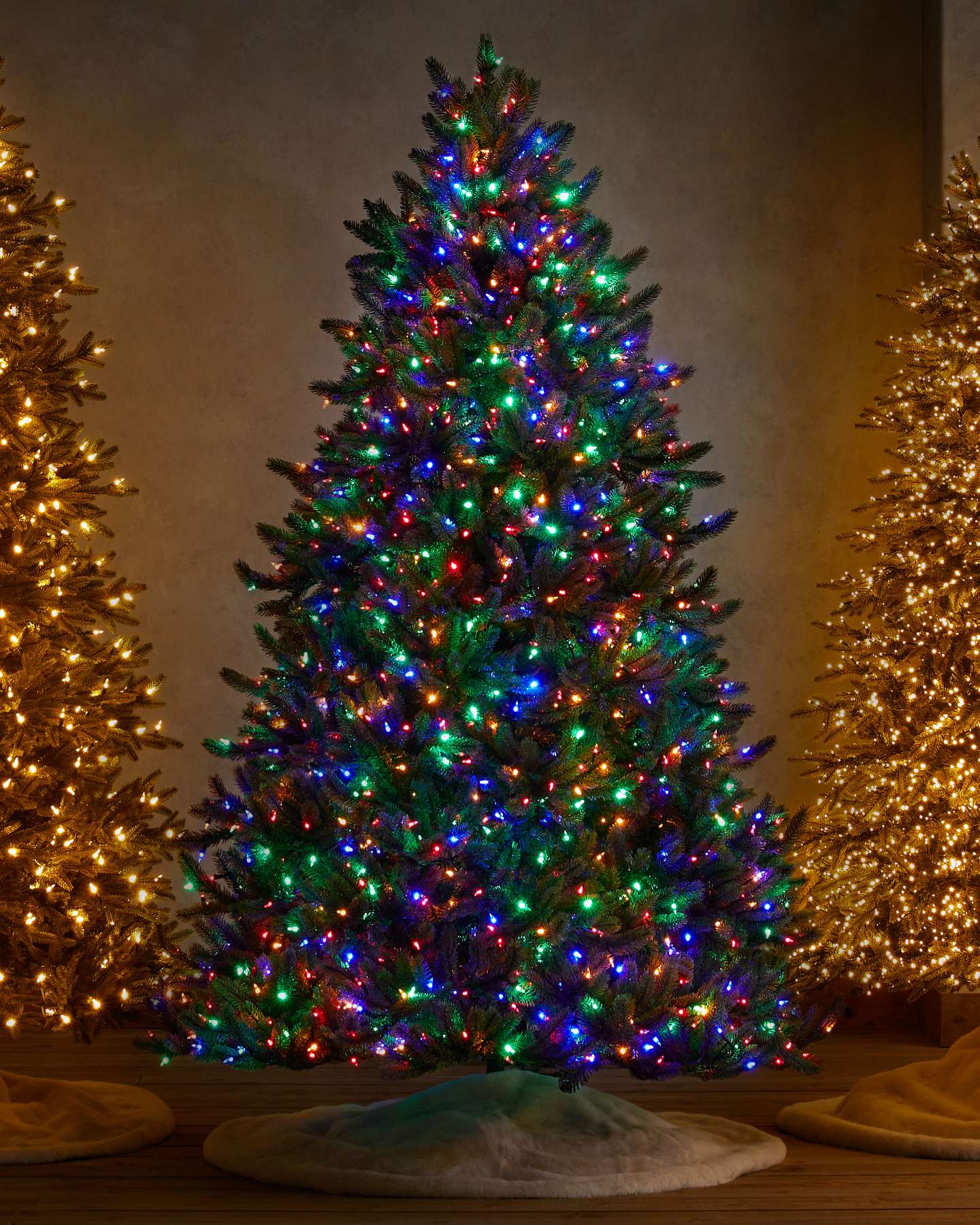 Balsam Hill Vermont White Spruce Artificial Christmas Tree in a Bright Holiday Home