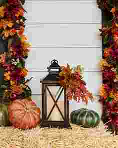 Fall Lantern with LED Candles by Balsam Hill Lifestyle 20