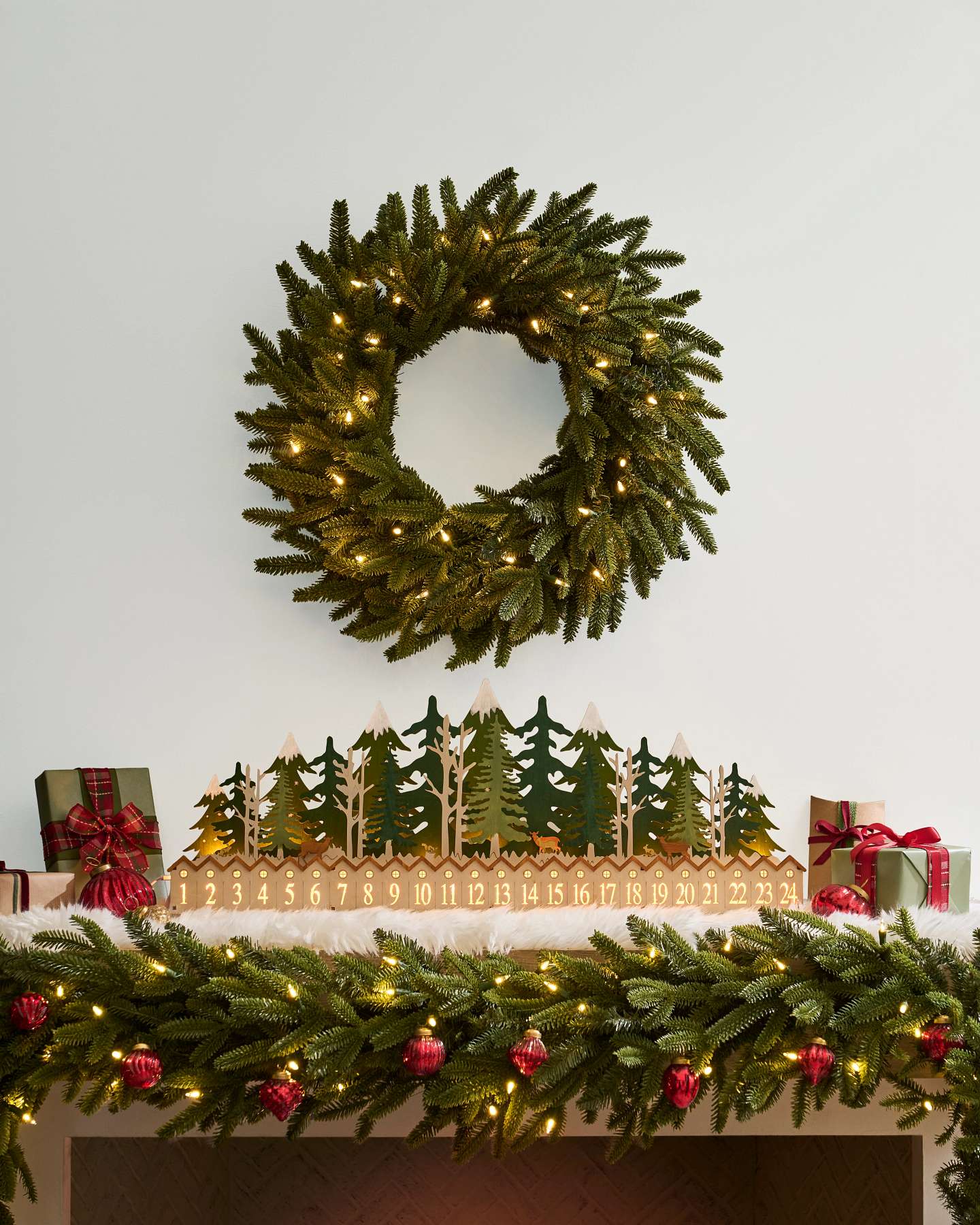 Red Mercury Glass Garlands Set of 3 by Balsam Hill Lifestyle 15