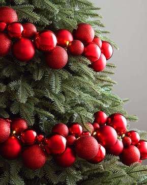Red Shatter Resistant Tree Garland Red Shatter Resistant Tree Garland