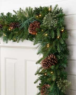 Outdoor Mixed Evergreen Garland Outdoor Mixed Evergreen Garland