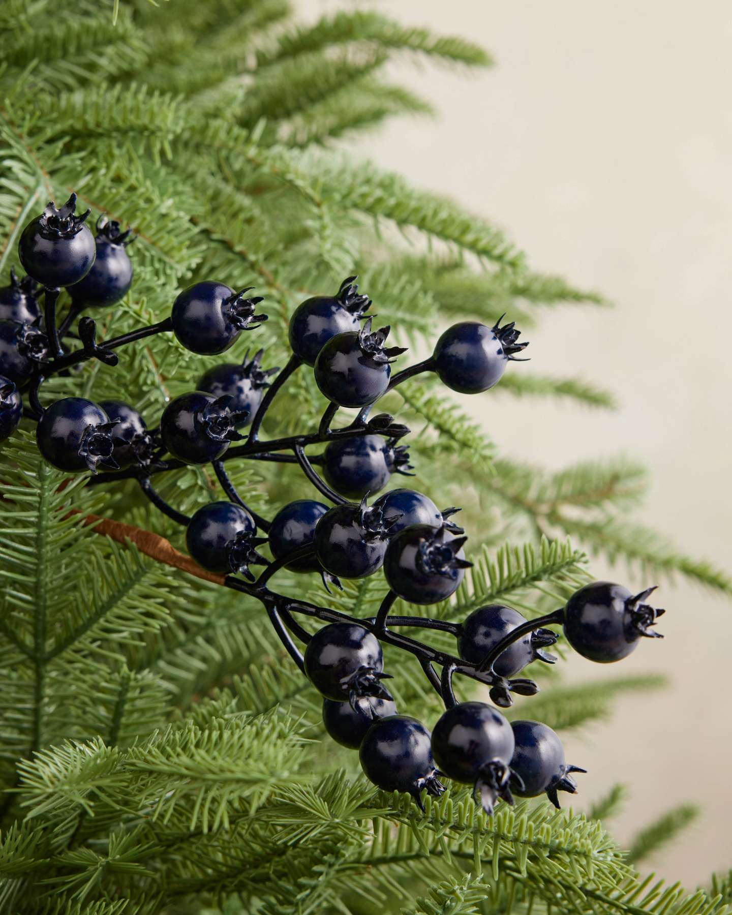 Blueberry Christmas Pick Set