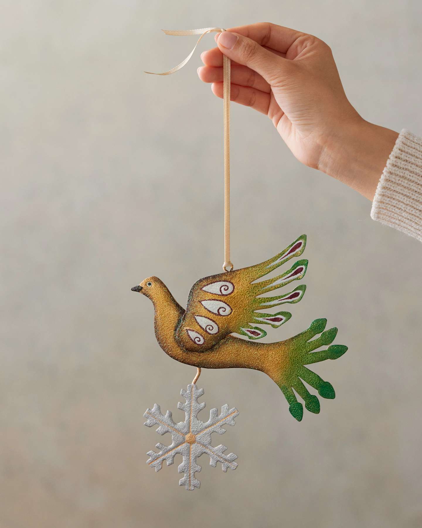 Regal Treasures Gold Christmas Dove Ornaments, Set of 6