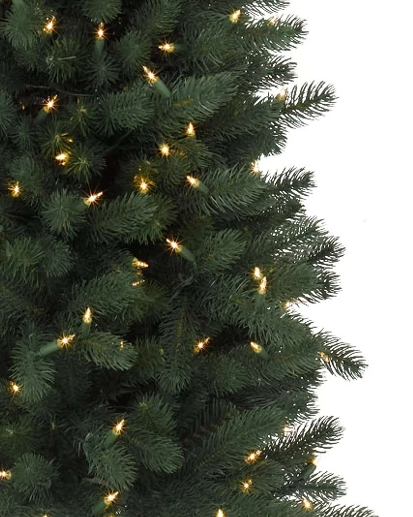 Balsam Hill Sonoma Slim Pencil Tree LED Lights Close-Up