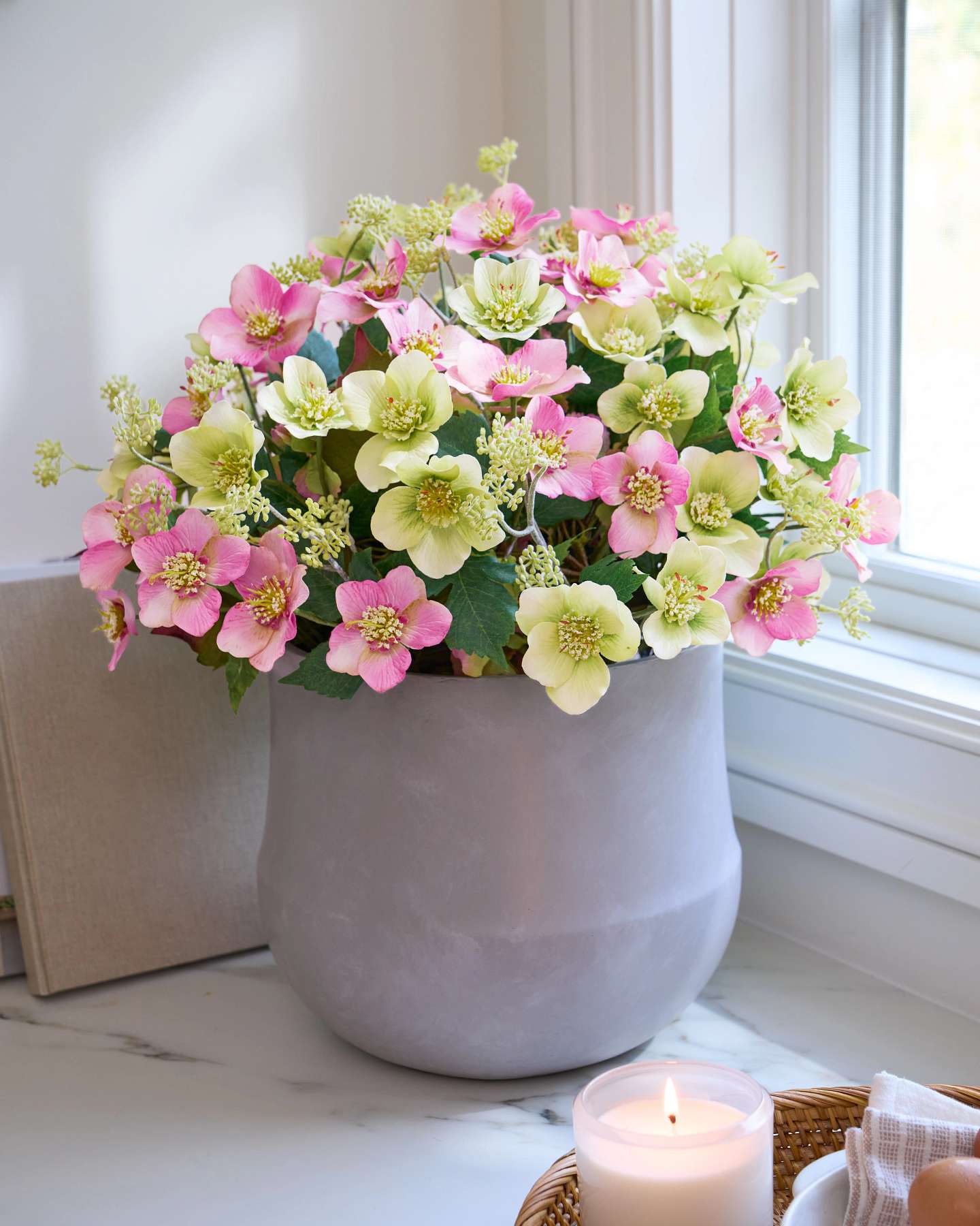 Morning Blossoms Potted Flowers by Balsam Hill Lifestyle 20