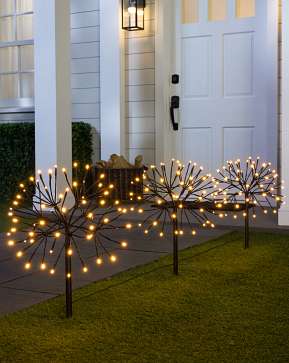 Outdoor Starburst Pathway Light Set Outdoor Starburst Pathway Light Set