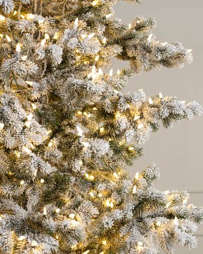 Frosted Yukon Spruce Artificial Christmas Trees | Balsam Hill UK