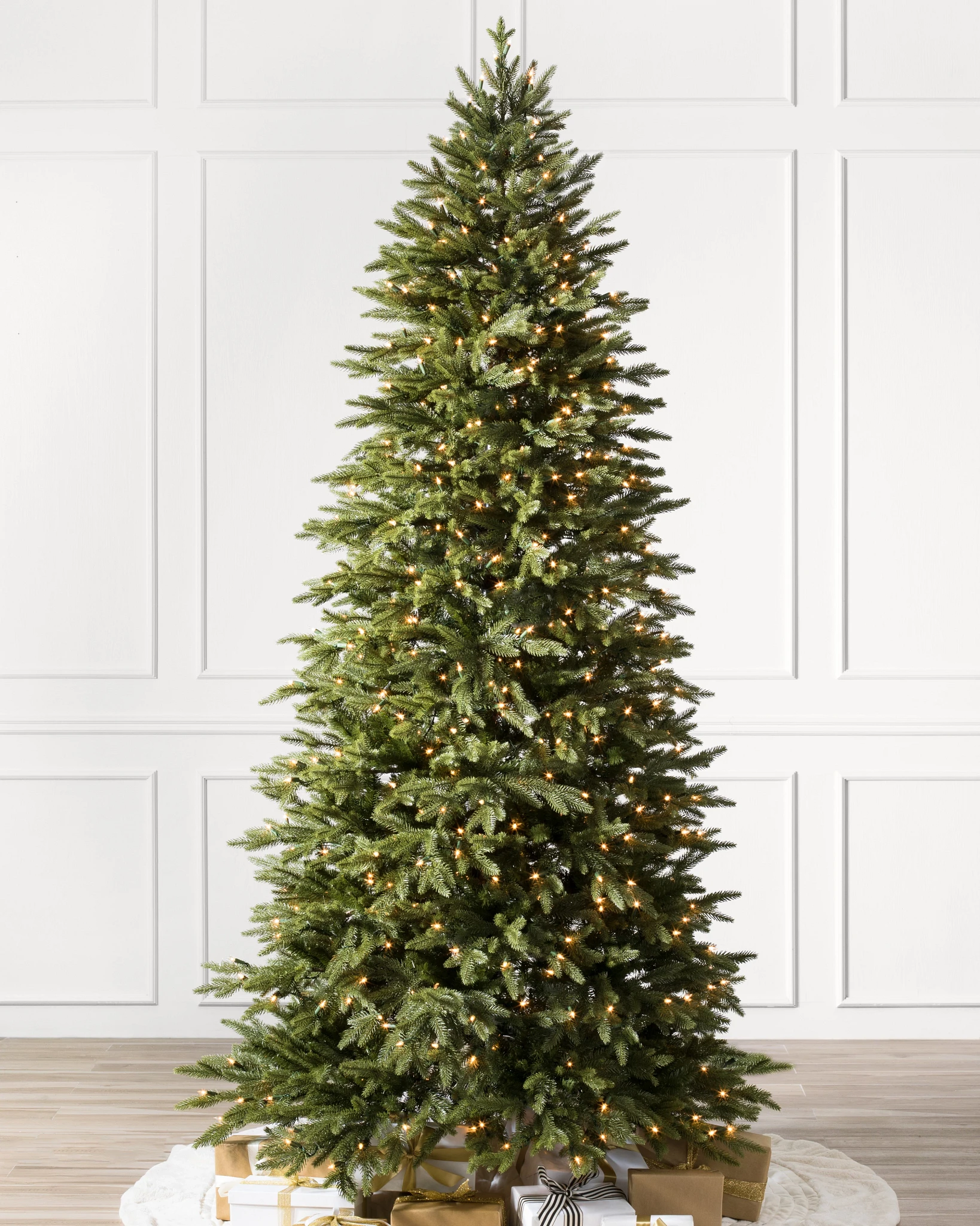 Silverado Slim Tree by Balsam Hill Candlelight™ Clear LED Lights SSC 10