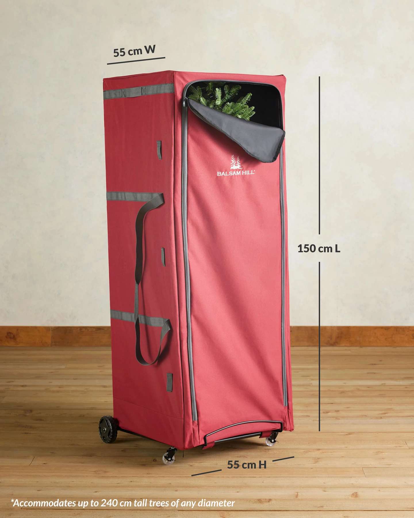 Upright Rolling Christmas Tree Storage Bag