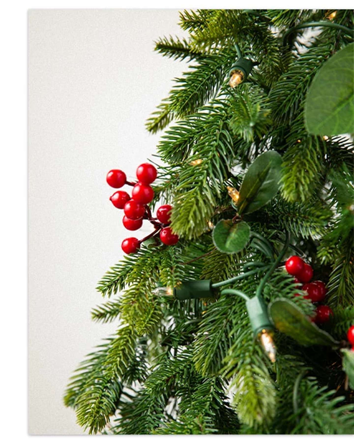 Balsam Hill Peek-A-Boo Polar Bear Artificial Christmas Tree Product Display