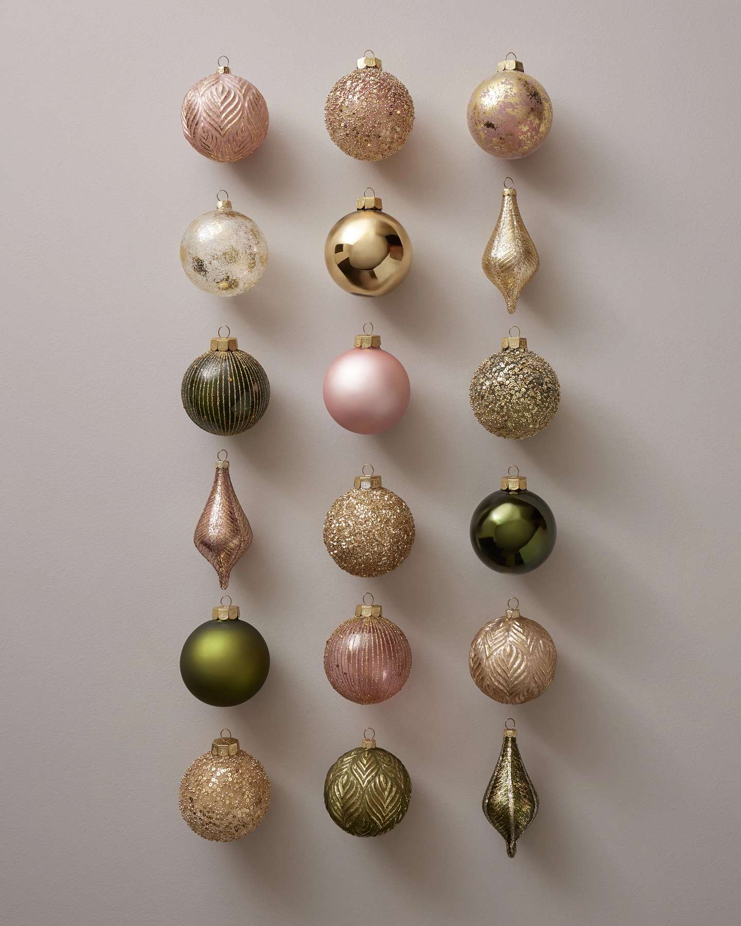 Whimsical Forest Glass Ornaments Set of 18 by Balsam Hill SSC