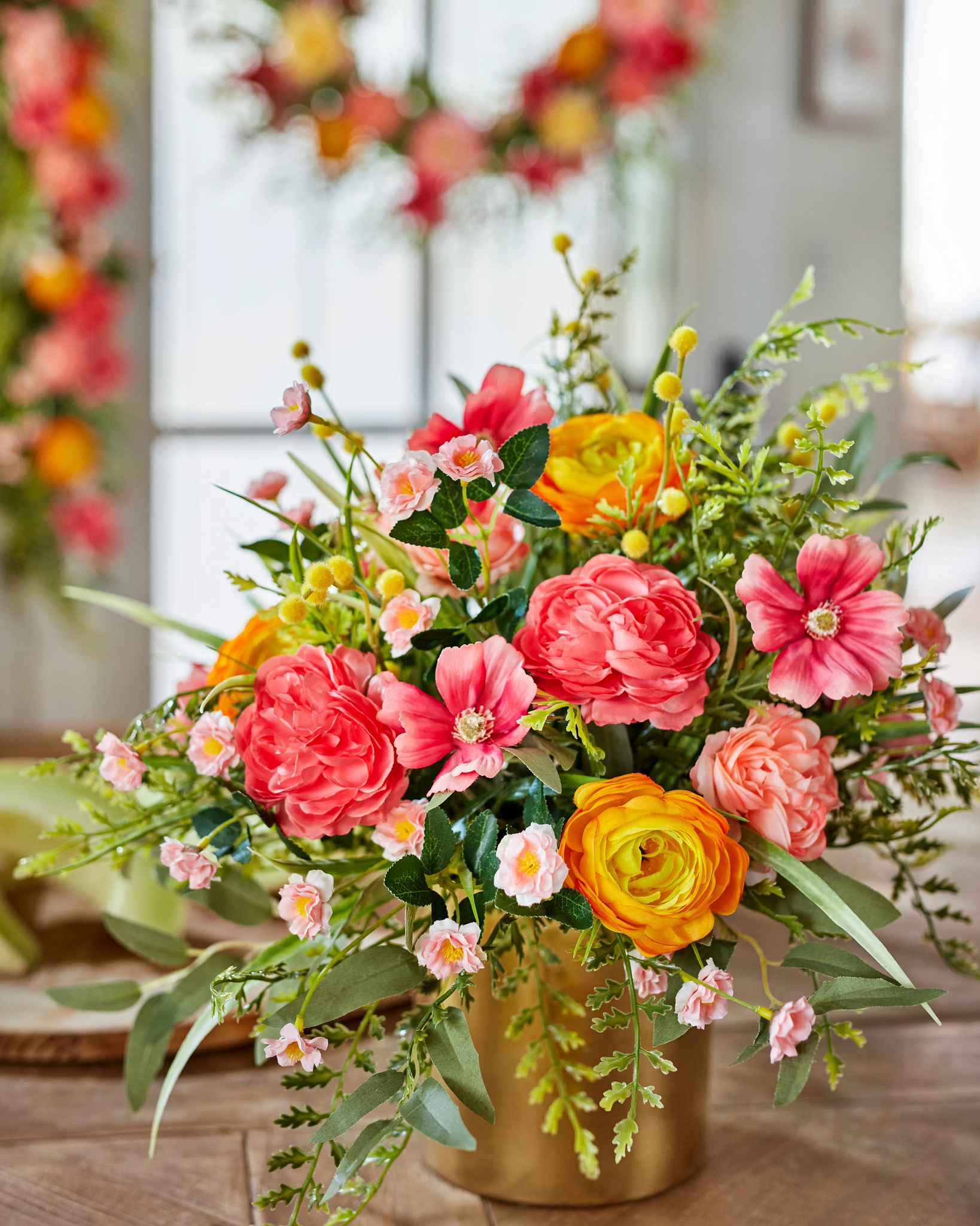 Sunrise Blooms Artificial Flowers and Greenery | Balsam Hill