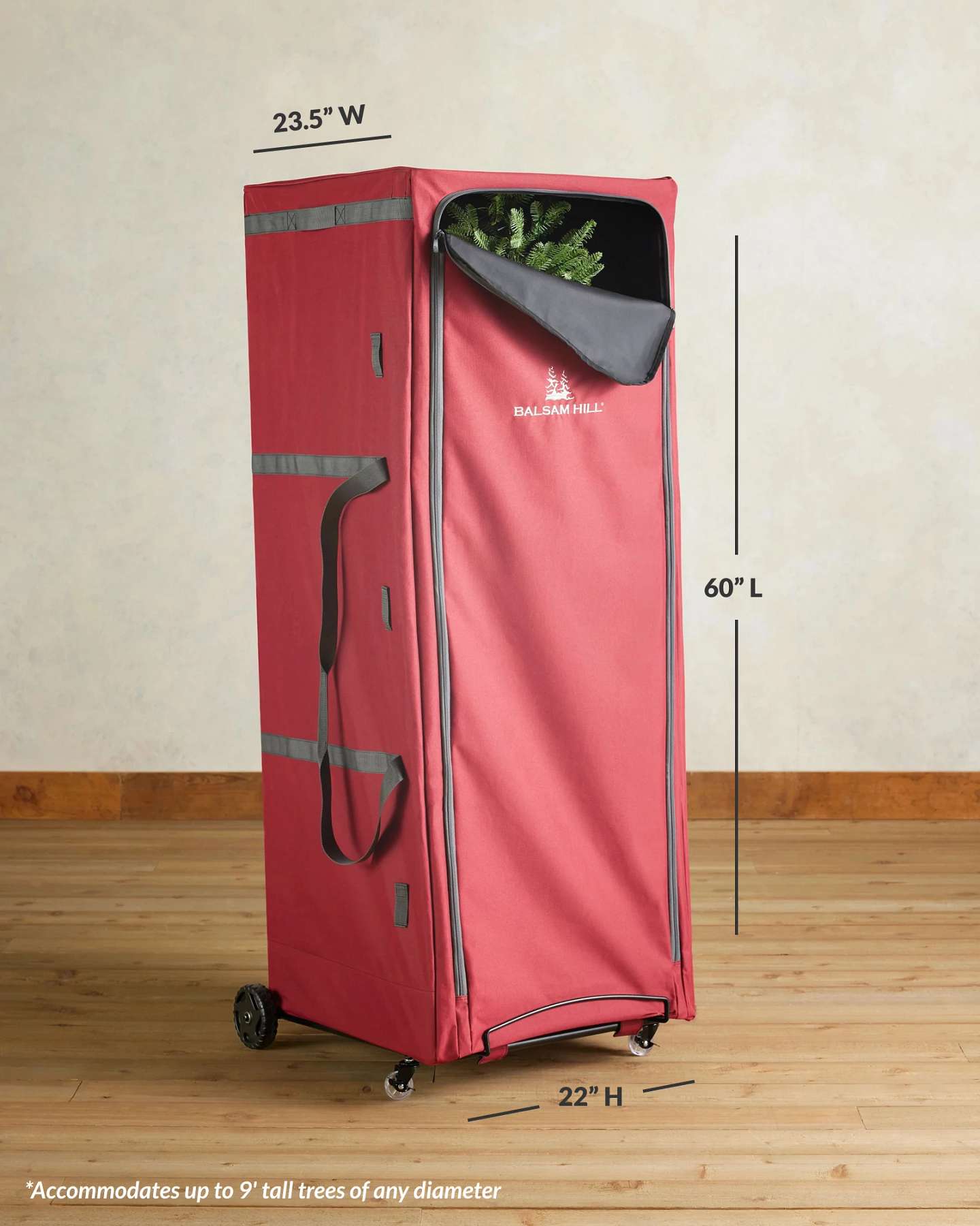 Upright Rolling Christmas Tree Storage Bag