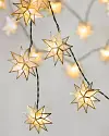 Capiz Star Lighted Garland by Balsam Hill Lifestyle 30