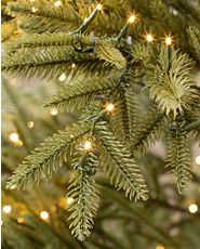 Christmas tree with micro LED lights