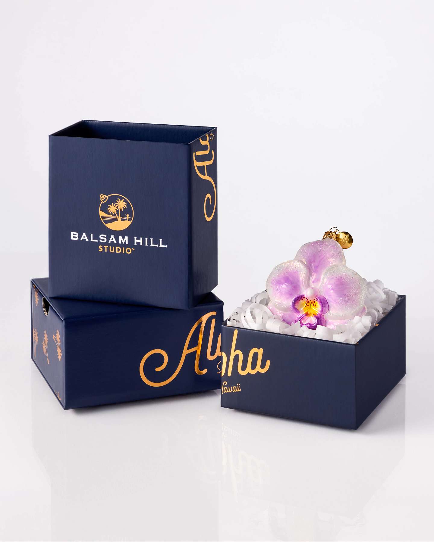 Balsam Hill Studio Lilac Orchid Ornament