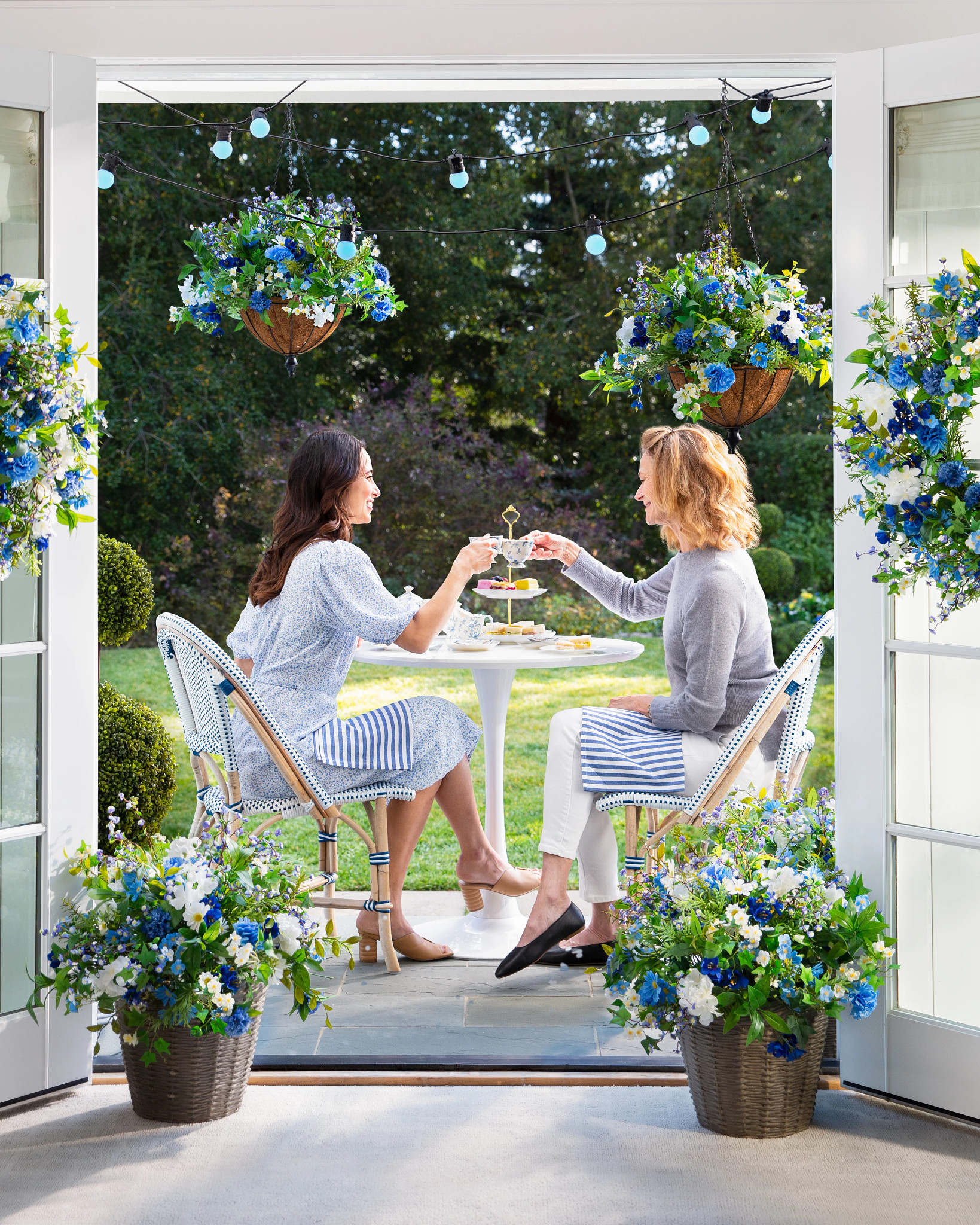 Outdoor Seaside Cottage Artificial Spring Foliage | Balsam Hill