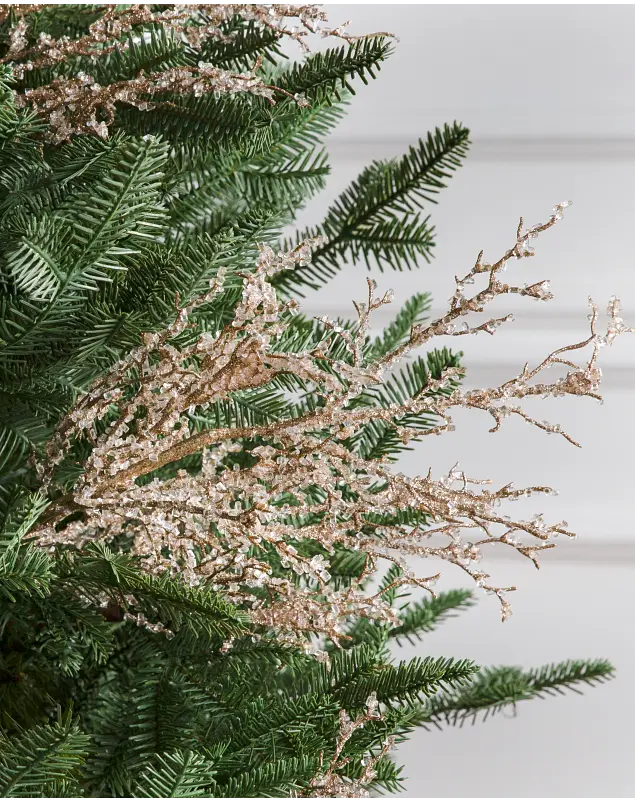 Frosted Branch Christmas Picks | Balsam Hill