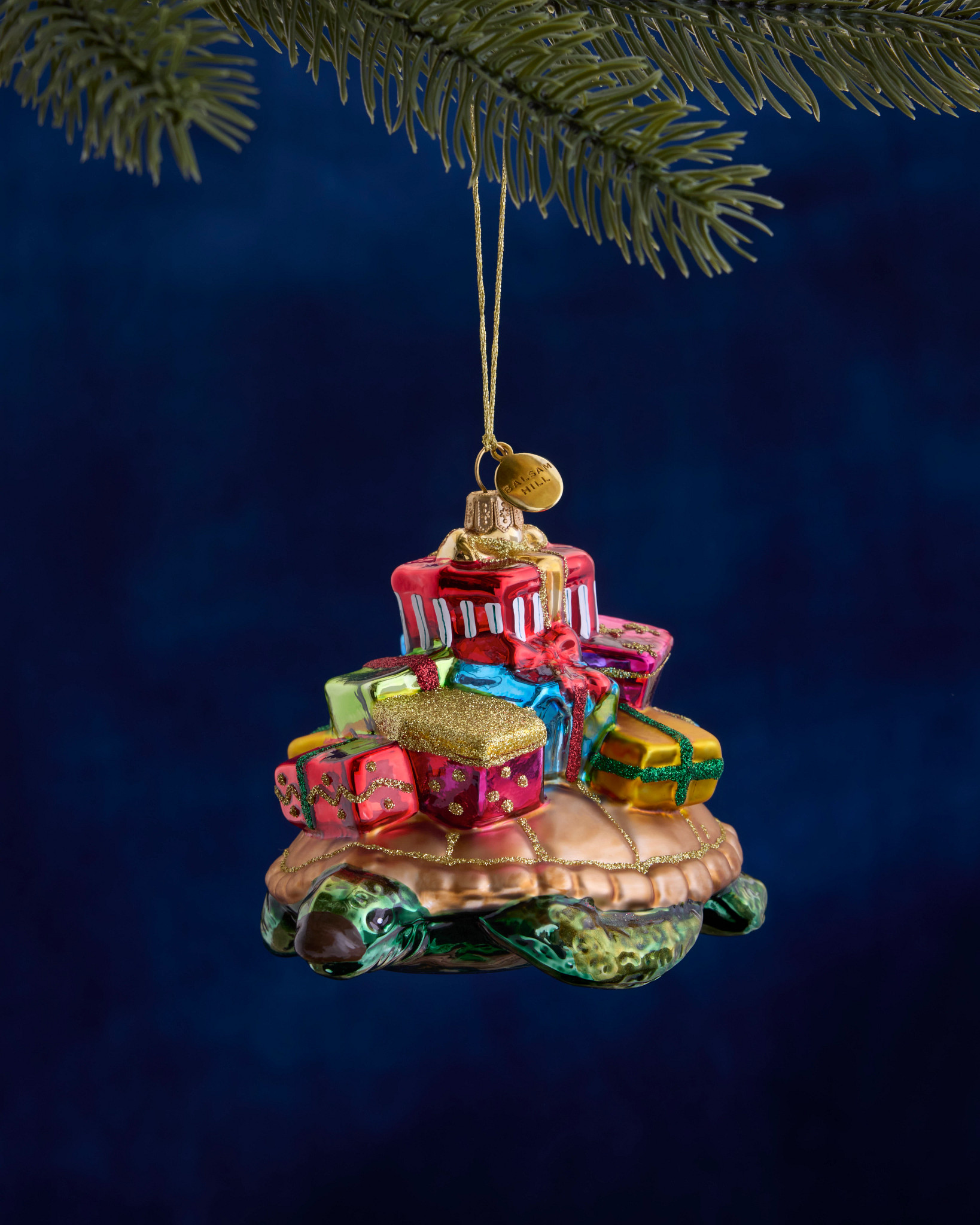 Balsam Hill Studio Honu with Gifts Ornament