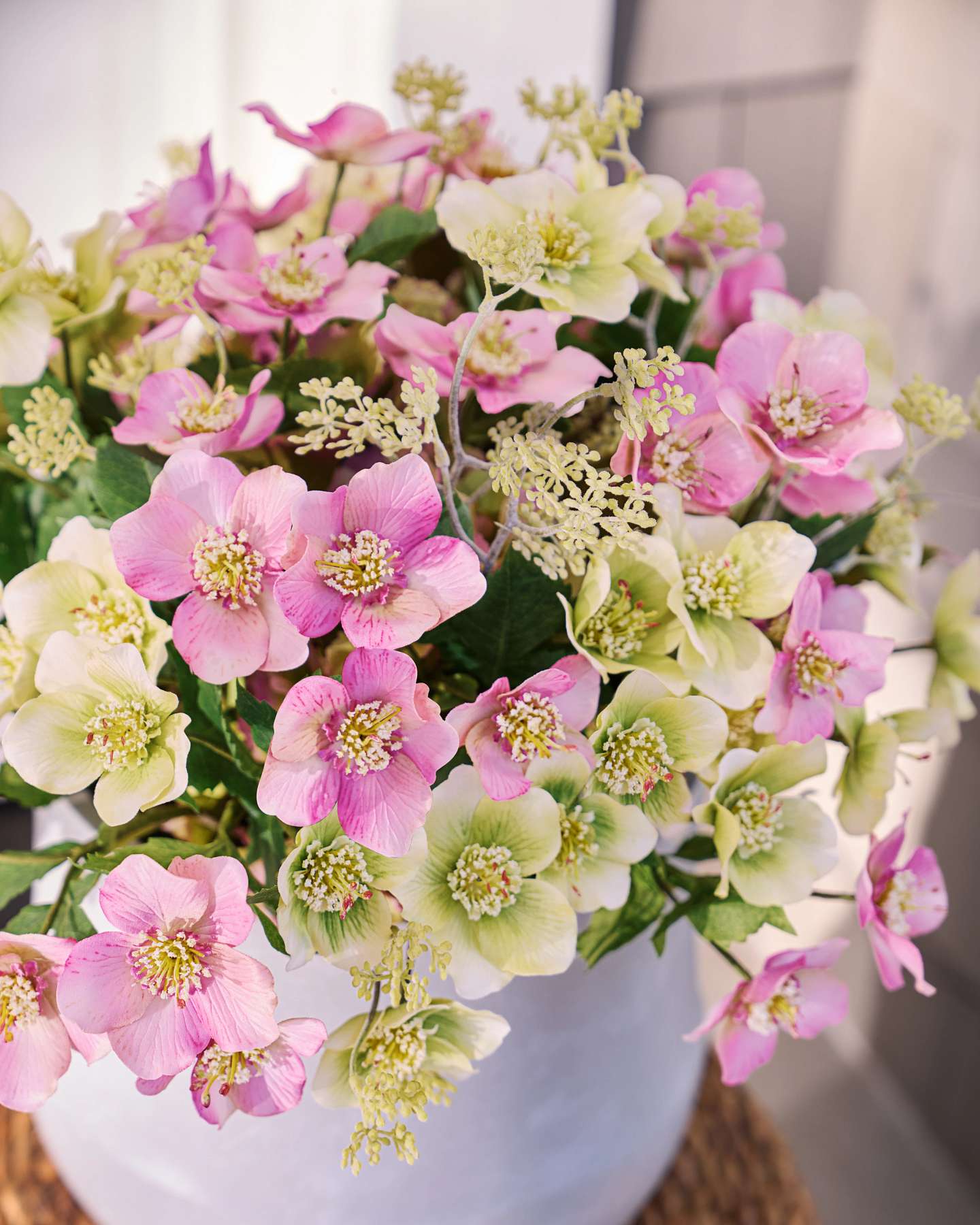 Morning Blossoms Potted Flowers by Balsam Hill Closeup 10
