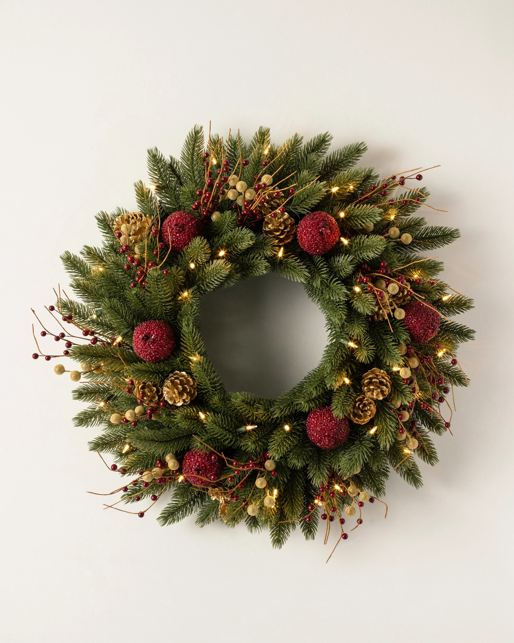 Vermont White Spruce® Bordeaux Wreath