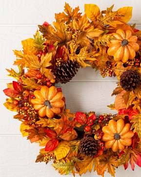 Outdoor Autumn Traditions Wreath Outdoor Autumn Traditions Wreath