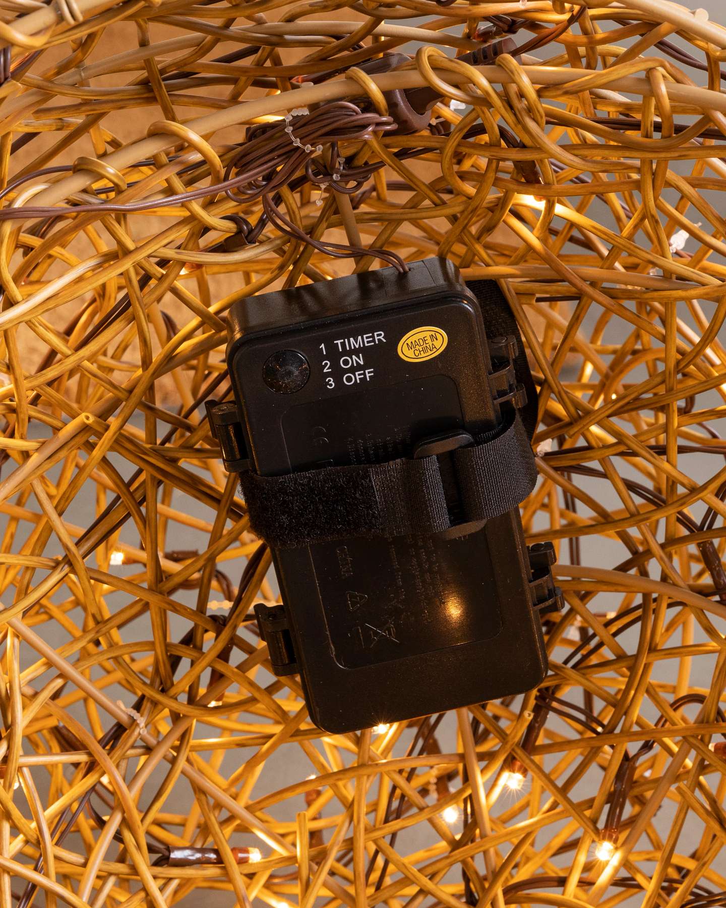 Balsam Hill Outdoor LED Wire Sculptures Battery Compartment