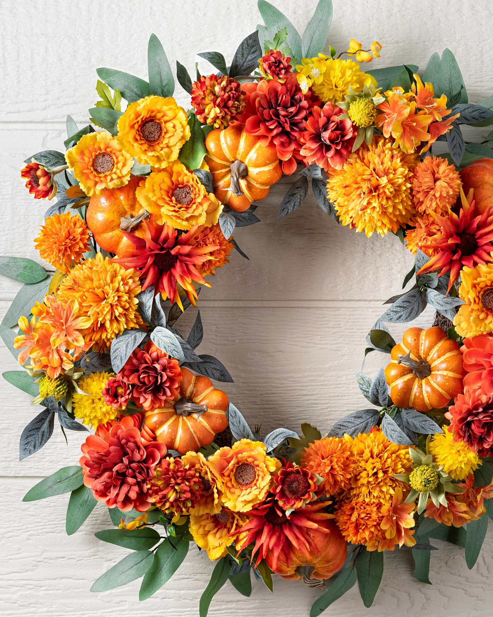 Outdoor Fall Wreaths and Garlands Foliage Balsam Hill