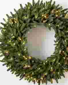 BH Fraser Fir Wreath LED Clear by Balsam Hill SSCR