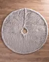 Gray Lodge Faux Fur Tree Skirt by Balsam Hill