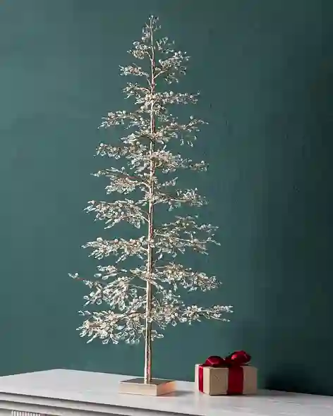 36in Crystal and Pearl Champagne Tree by Balsam Hill SSC