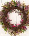 Vibrant Summer Bloom Wreath by Balsam Hill Closeup 20