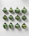 Green BH Essentials Mercury Glass Ornaments by Balsam Hill SSC