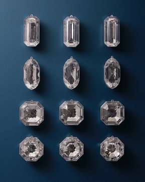 Silver Christmas Jewel Shatter-Resistant Ornaments Silver Christmas Jewel Shatter-Resistant Ornaments
